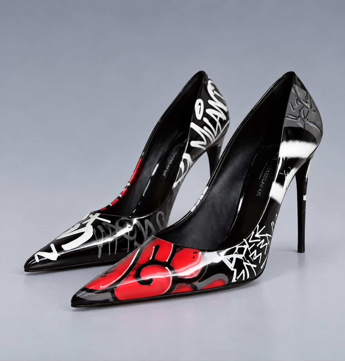 Dolce&Gabbana Graffiti Print Pumps