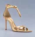 Schutz Silver Crystal Mules