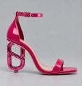 Schutz Pink Sculptural Heels