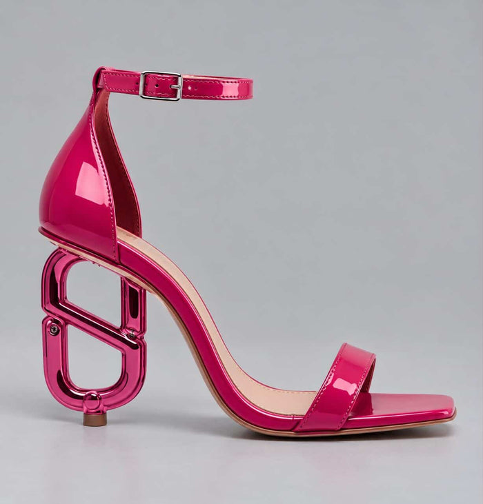 Schutz Pink Sculptural Heels