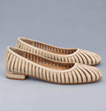 Cult Gaia Cream Woven Flats